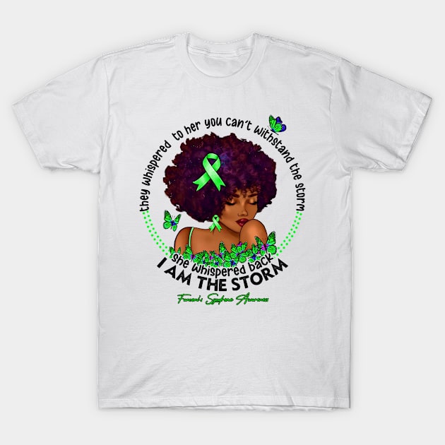 Fanconi's Syndrome Awareness - Black Girl fighter T-Shirt by StevenPeacock68